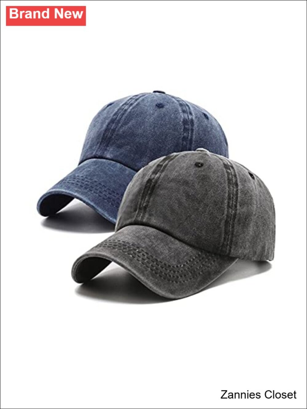 🤠 Vintage Washed Distressed Cotton Baseball Cap Dad Hat Adjustable Unisex 2
